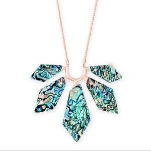 Kendra scott mari rose gold statement necklace